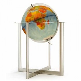 Globes of earthWorld Globe 12.5”Diameter Grand Globe terrestre avec Support  et loupe Globe terrestre illuminé Géographie éducative Globe Enfants Globes  géographiques : : Fournitures de bureau