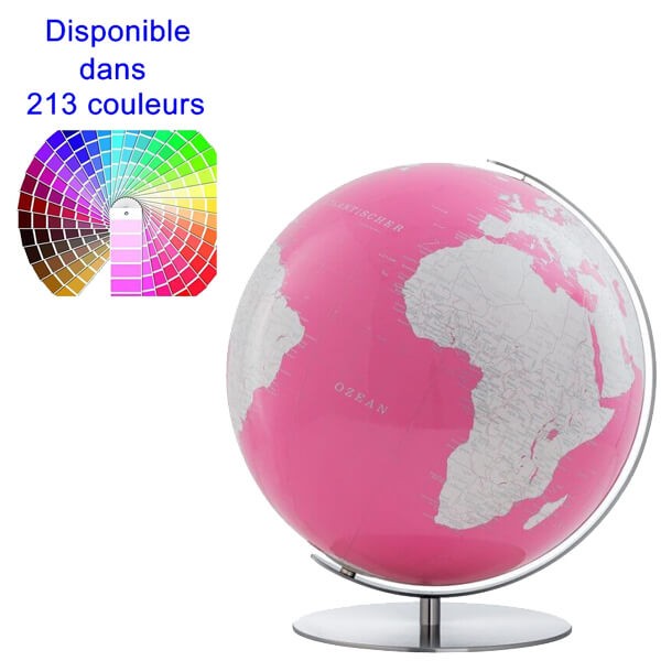 Globe lumineux rose Tendance-Design- 6180
