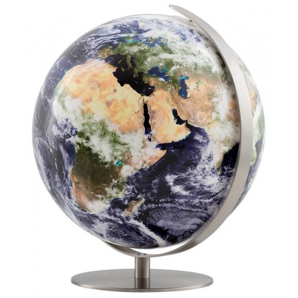 Globe artisanale, fait main - image satellite