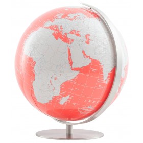 FAGINEY Ronde Terre Globe Carte du Monde Cristal Boule de Verre