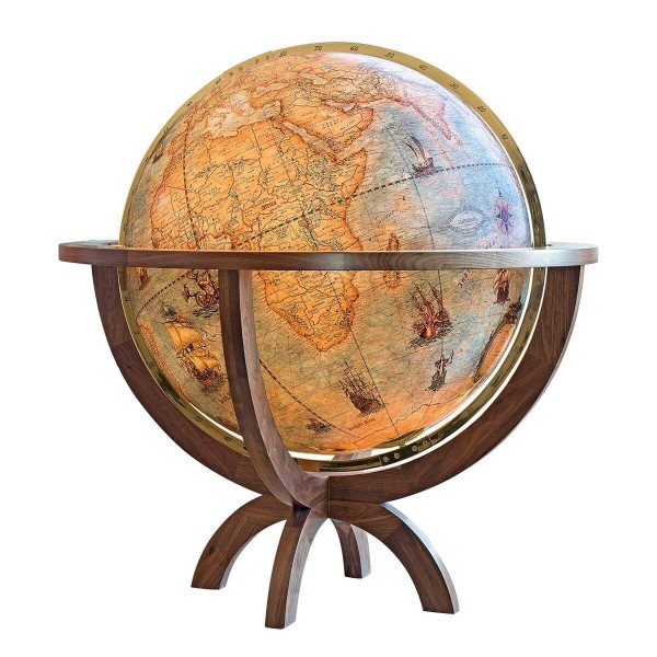 Globe Terrestre Ancien Grand